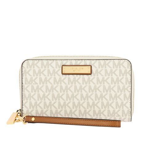 michael kors white studded wallet|Michael Kors women's wallet sale.